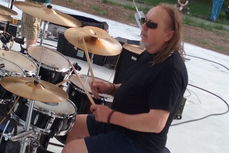 Jirka "Bavr" Lokaj&iacute;ček bubenick&yacute; nestor