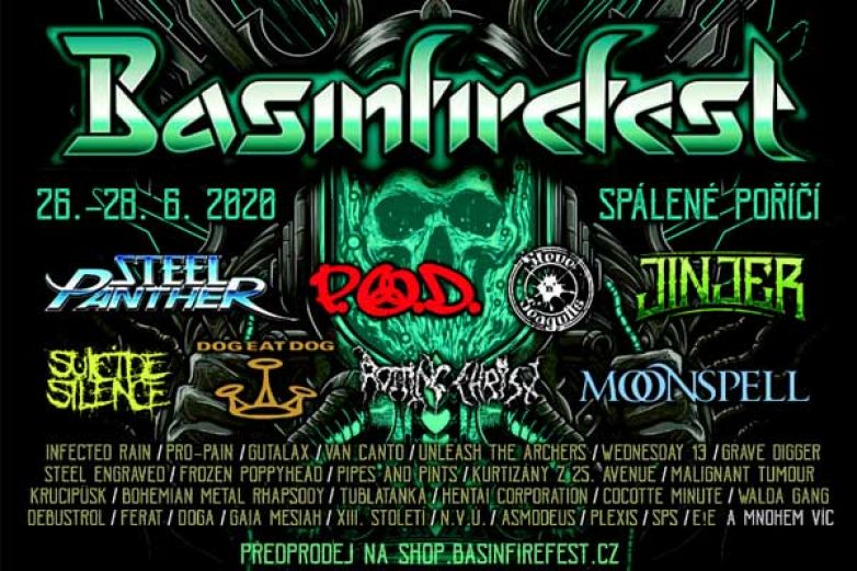 Basinfirefest představuje dal&scaron;&iacute; headlinery!