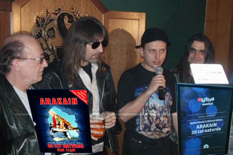 Křest knihy 20let natvrdo - Arakain II.vyd&aacute;n&iacute;