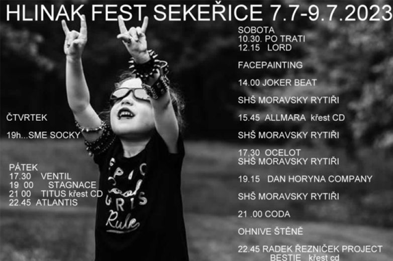 Na Hliň&aacute;ku v Sekeřic&iacute;ch bude živo