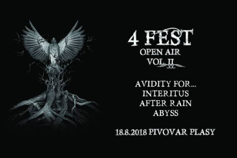 Avidity For&hellip; pokřt&iacute; sv&eacute; nov&eacute; album v Plasech. Společnost jim budou dělat Interitus, After Rain a Abyss